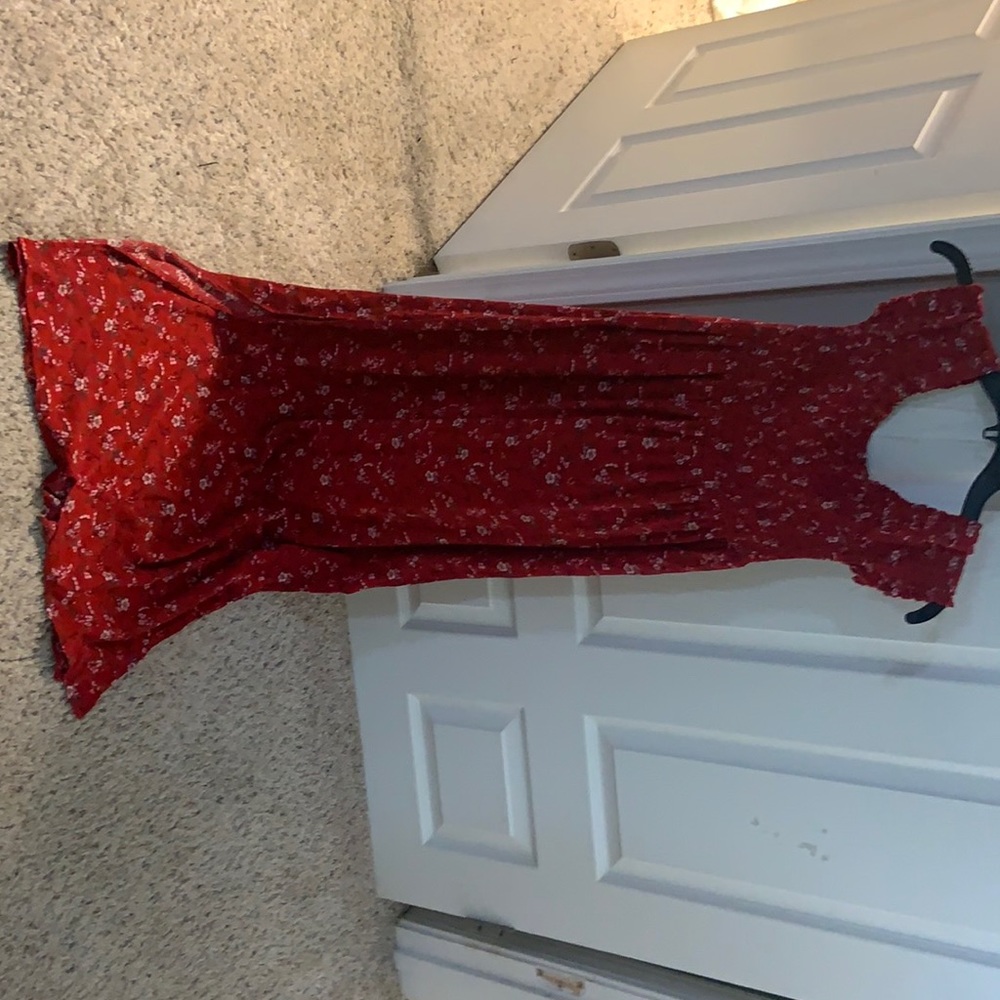 Red Flower Dress